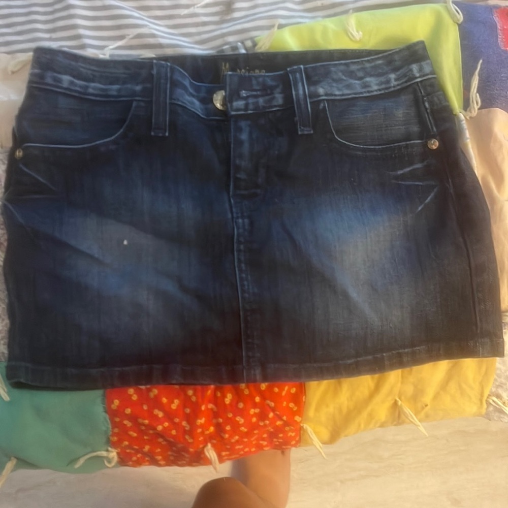 jean skirt